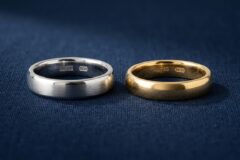 プラチナ vs ゴールド 結婚指輪の素材徹底比較｜硬さ・変色・価格のデータで違いを知る